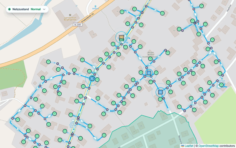 Mit GridPilot behalten Sie zu jederzeit den Überblick über den aktuellen Zustand Ihres Niederspannungsnetzes.